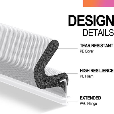 Excellent Chemical Resistance Foam Insert Waterproof D Shaped Molding ...